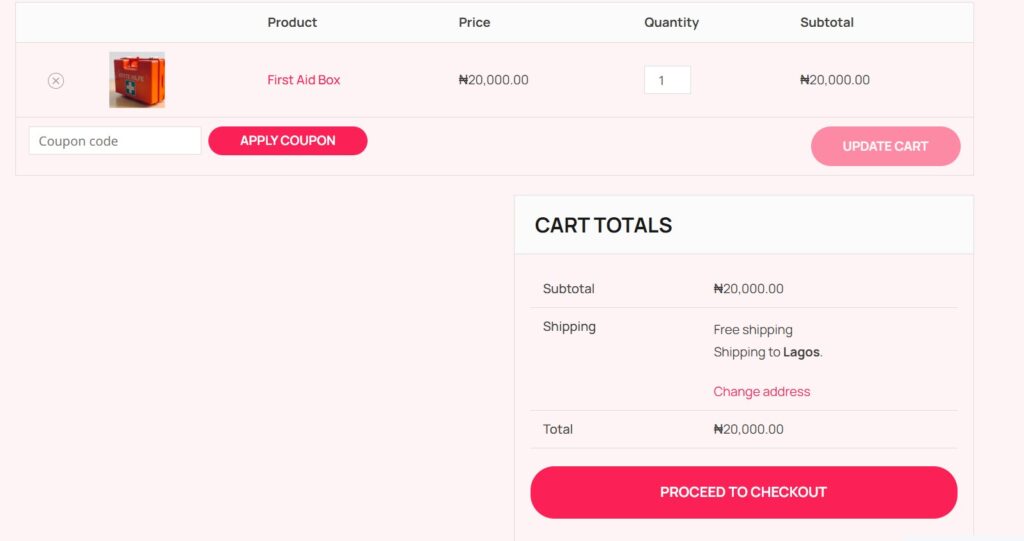 where to buy first aid box: ERA website