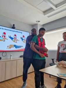 First aid training